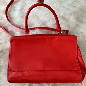 Red crossbody bag Zara